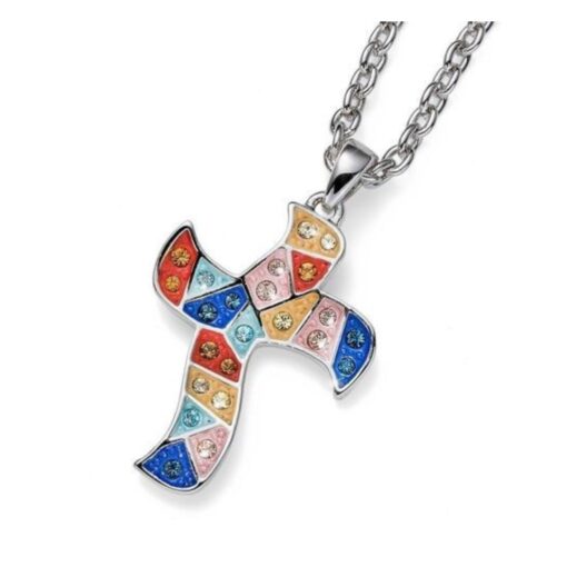 Collier Croix Gaudí Multi Swarovski