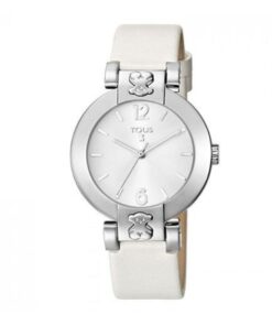 Montre Tous Plate Round Blanc