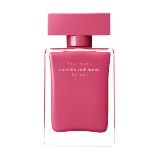 Découvrez For Her Fleur Musc de Narciso Rodriguez, un parfum floral boisé musqué aux notes vibrantes de rose, musc et patchouli.